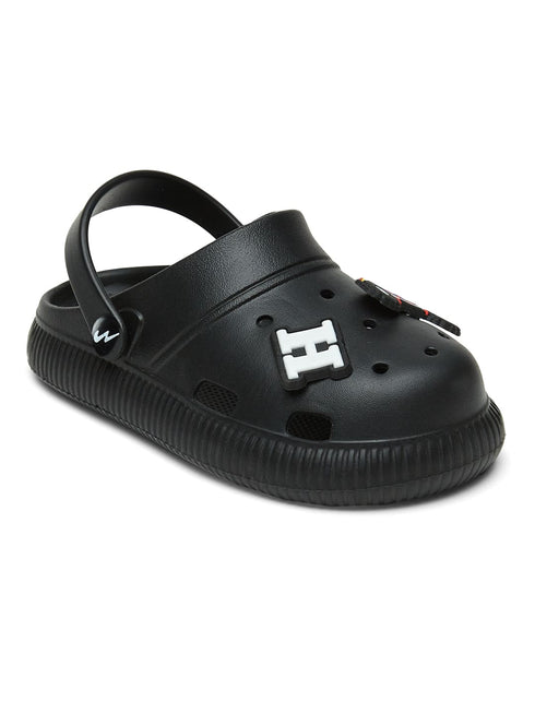 GC-9002K Black Kid's Clogs